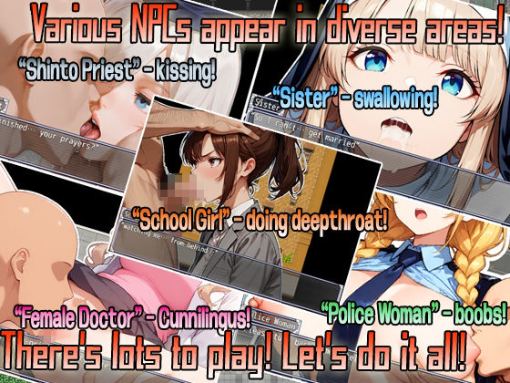 Let’s NPC SEX Taking virgins in the VR world and enjoying with the Hentai MOD！ - サンプル画像 7