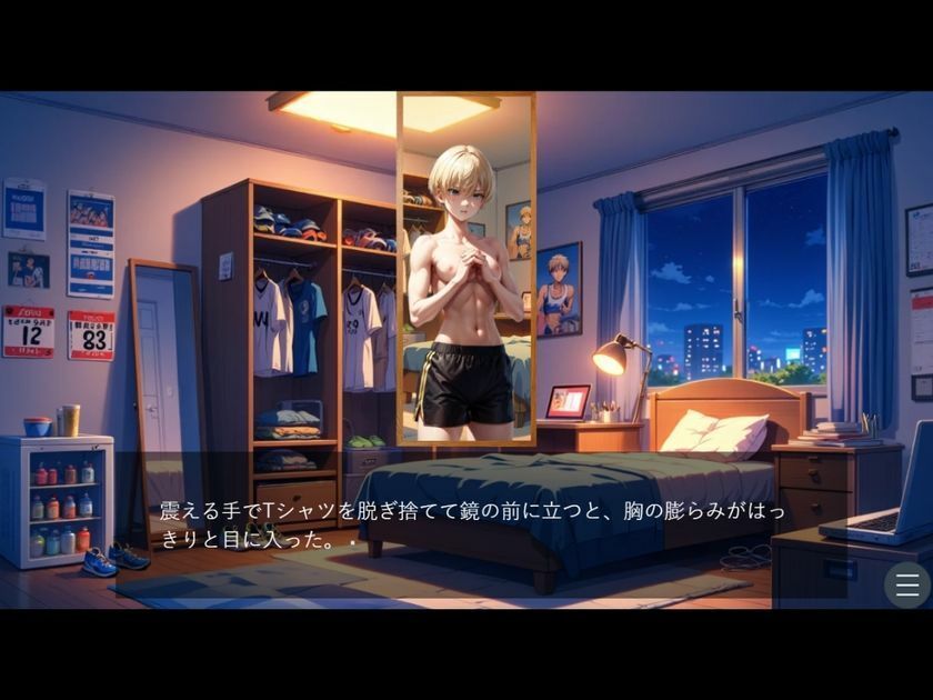 駅伝部の仲間から薦められた謎のエナジードリンクを飲んで女体化してしまった男 - サンプル画像 3