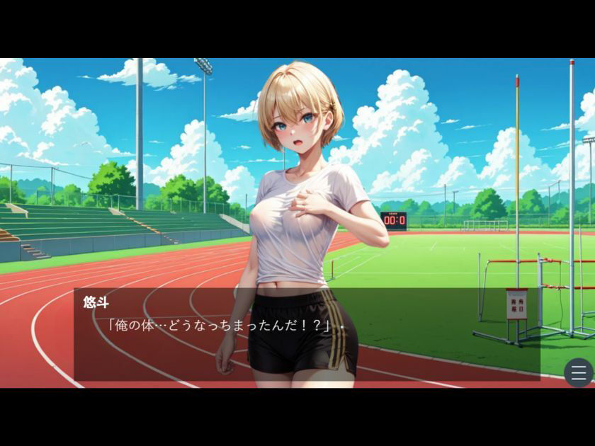 駅伝部の仲間から薦められた謎のエナジードリンクを飲んで女体化してしまった男 - サンプル画像 5