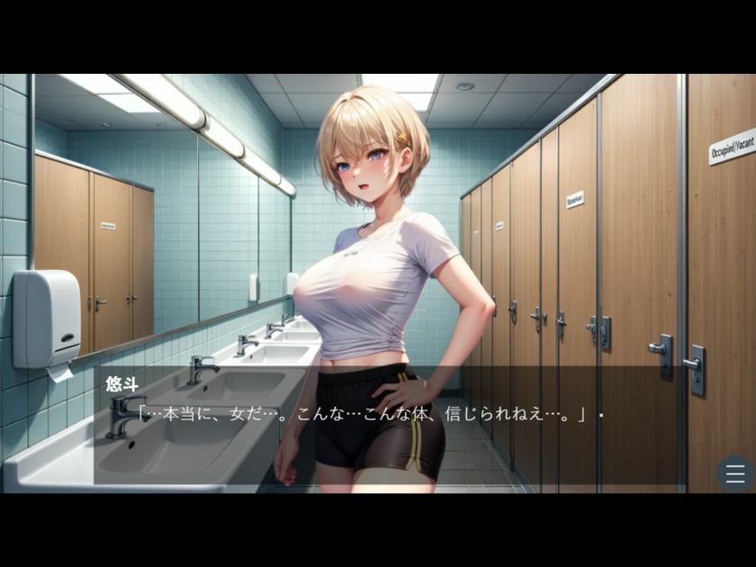 駅伝部の仲間から薦められた謎のエナジードリンクを飲んで女体化してしまった男 - サンプル画像 8