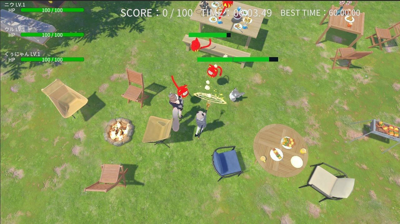 猫狼RPG タイムアタック - サンプル画像 1