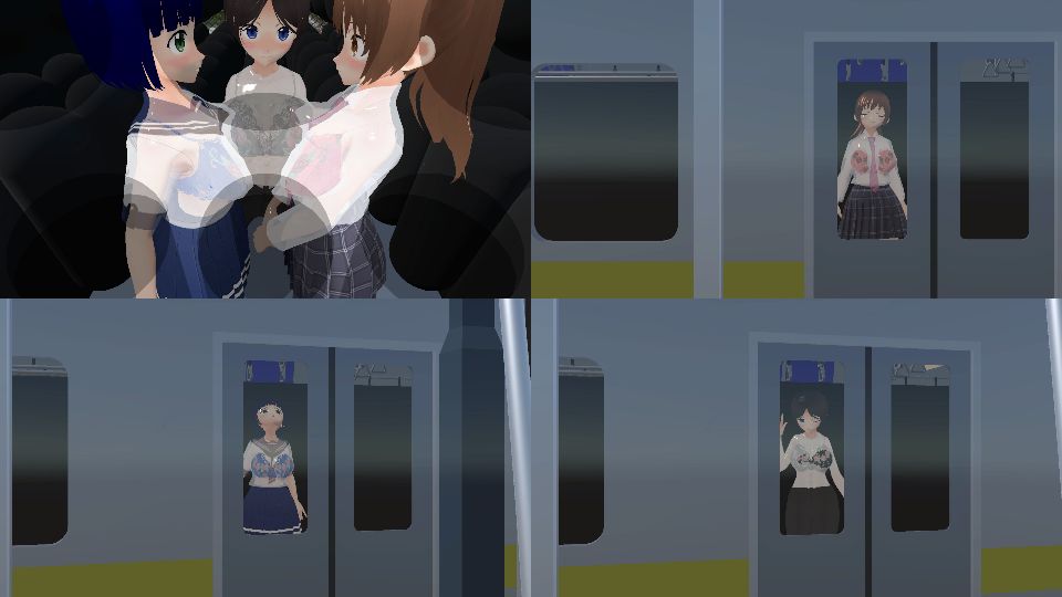 ○○市の生活 通勤電車編 - サンプル画像 1