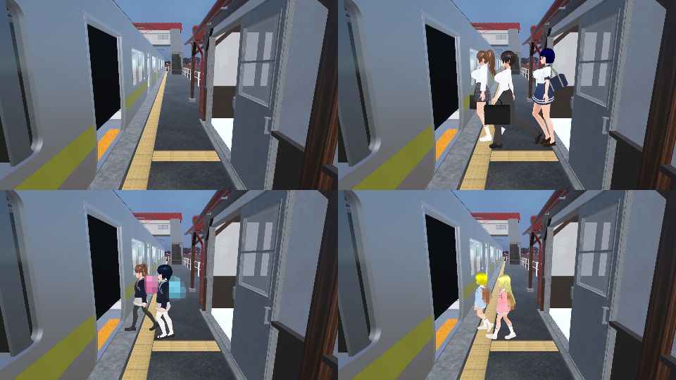 ○○市の生活 通勤電車編 - サンプル画像 7