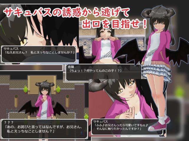 誘惑するサキュバス達の館-受け入れてしまうと逆レ○プ！- - サンプル画像 1