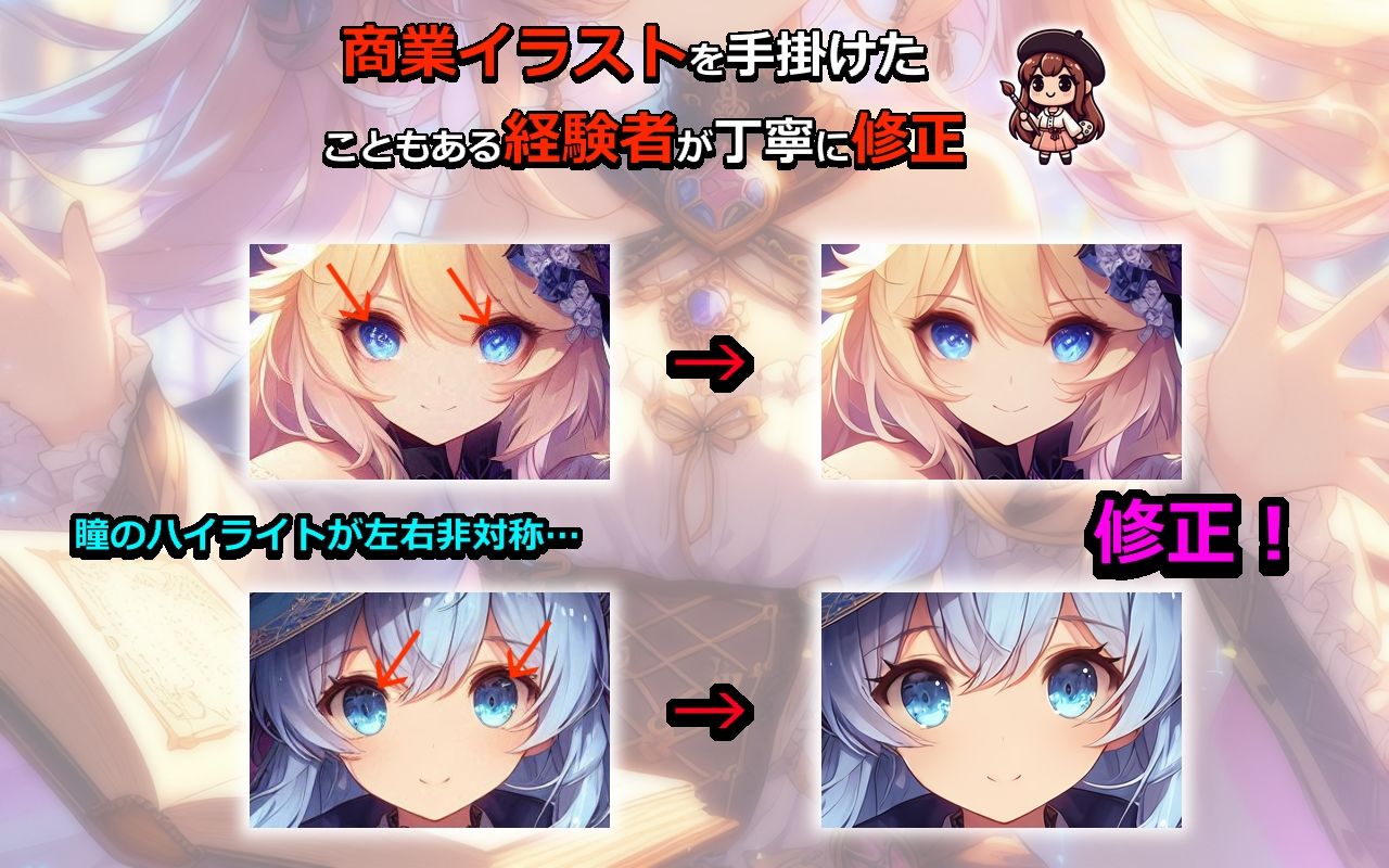 萌え系美少女ファンタジーイラスト素材集「魔法使い」 - サンプル画像 2