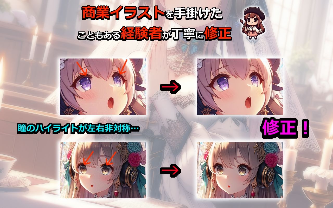 萌え系美少女ファンタジーイラスト素材集「聖職者」 - サンプル画像 3