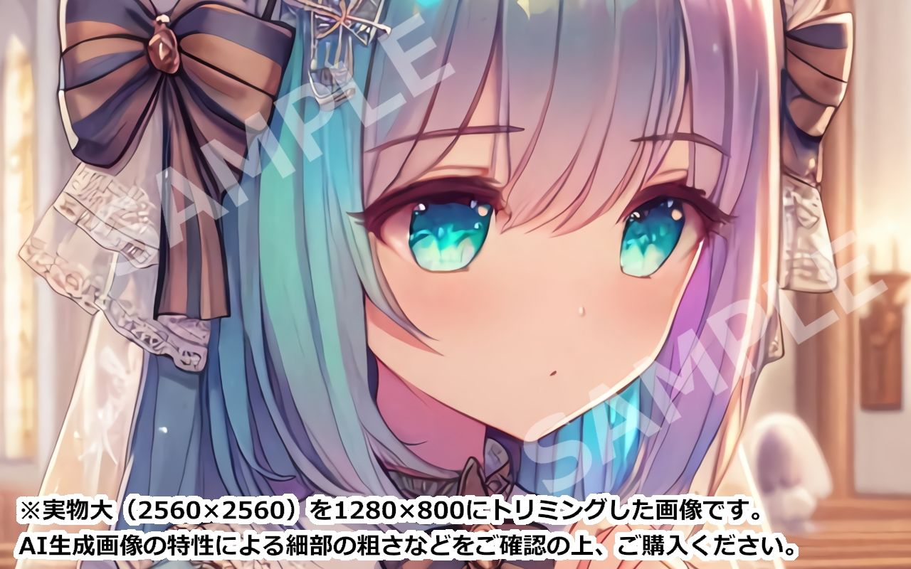 萌え系美少女ファンタジーイラスト素材集「聖職者」 - サンプル画像 4