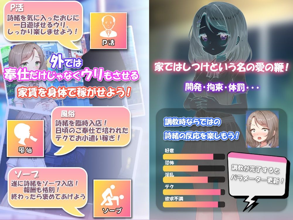 無垢な少女を俺好みに染めるまで〜家なき少女を拾ってえっちに開発！ 甘やかすも虐めるもすべては俺次第〜 - サンプル画像 2