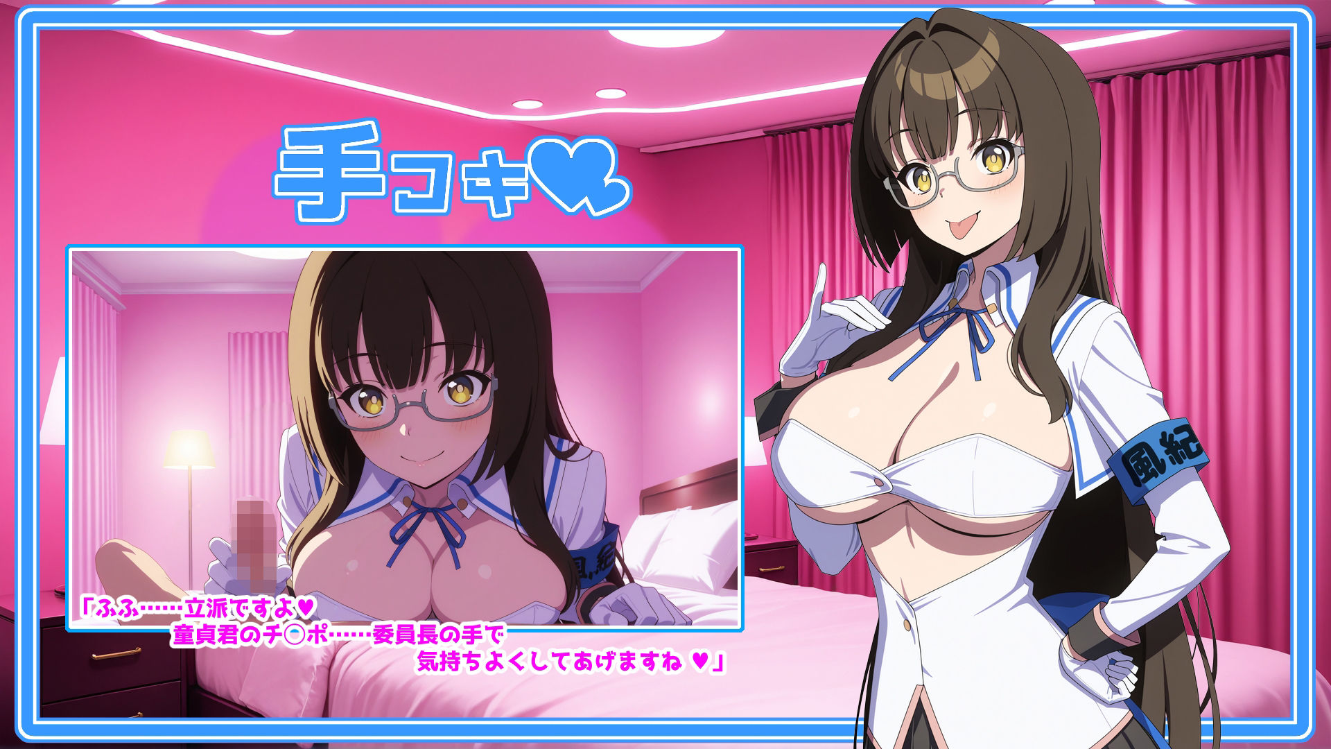 抜き島ホテルルーム 〜 ビッチ〇S隊員に初めてを奪われてしまった件〜 - サンプル画像 5