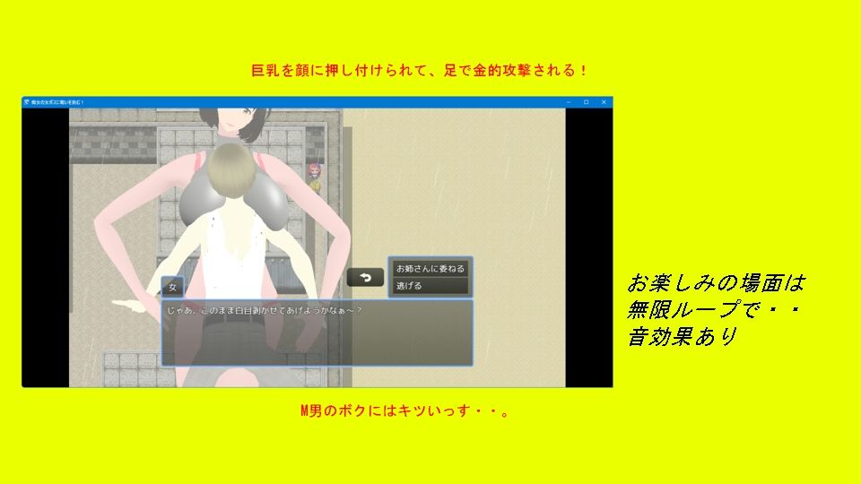 痴女の女ボスに戦いを挑む勇者 - サンプル画像 1