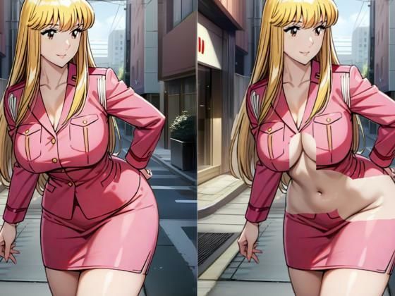 とある婦警の服消しスクラッチ - サンプル画像 1