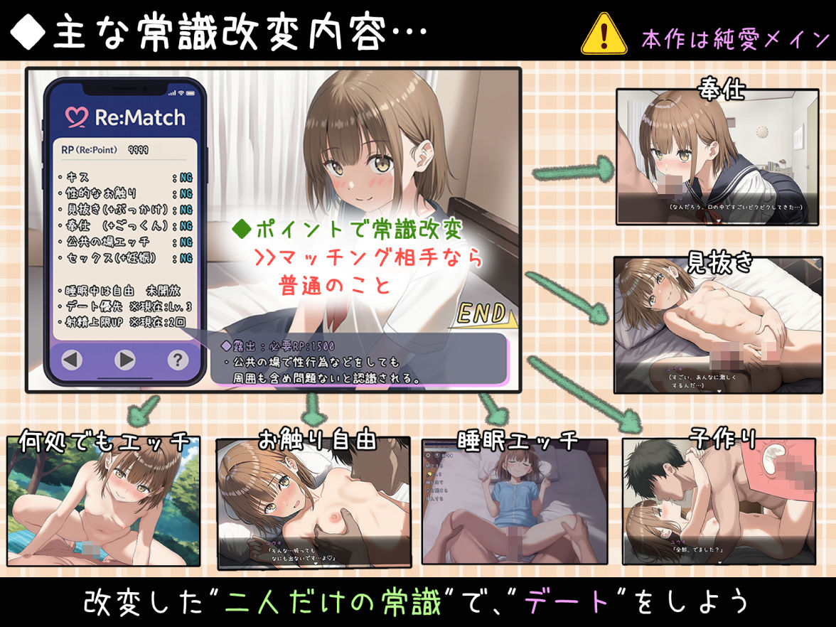 常識改変マッチング〜二人だけの特別ルール〜 - サンプル画像 4