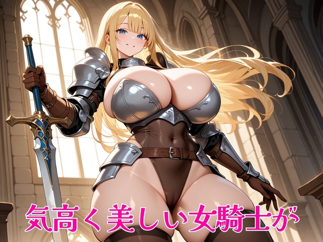【即抜き】異種姦スライドパズル Vol.1 爆乳女騎士レイナ - サンプル画像 3