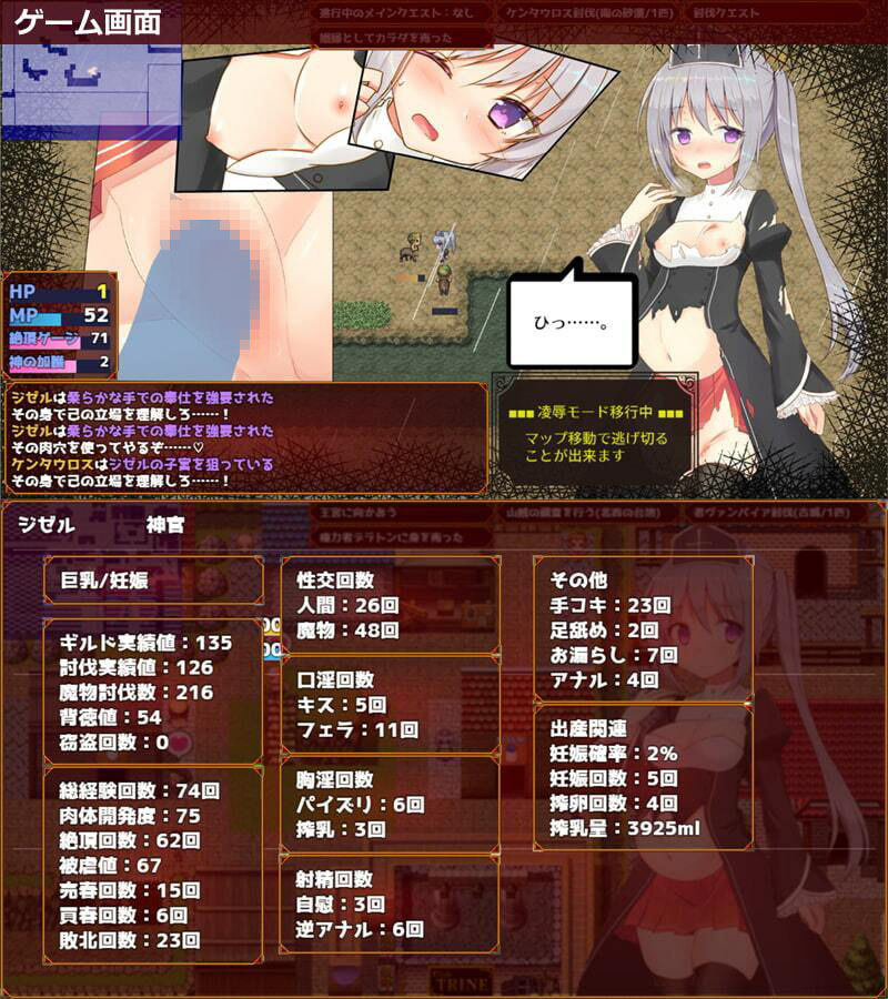 未亡人神官ジゼルは身体を売っても仇を討ちたい - サンプル画像 6