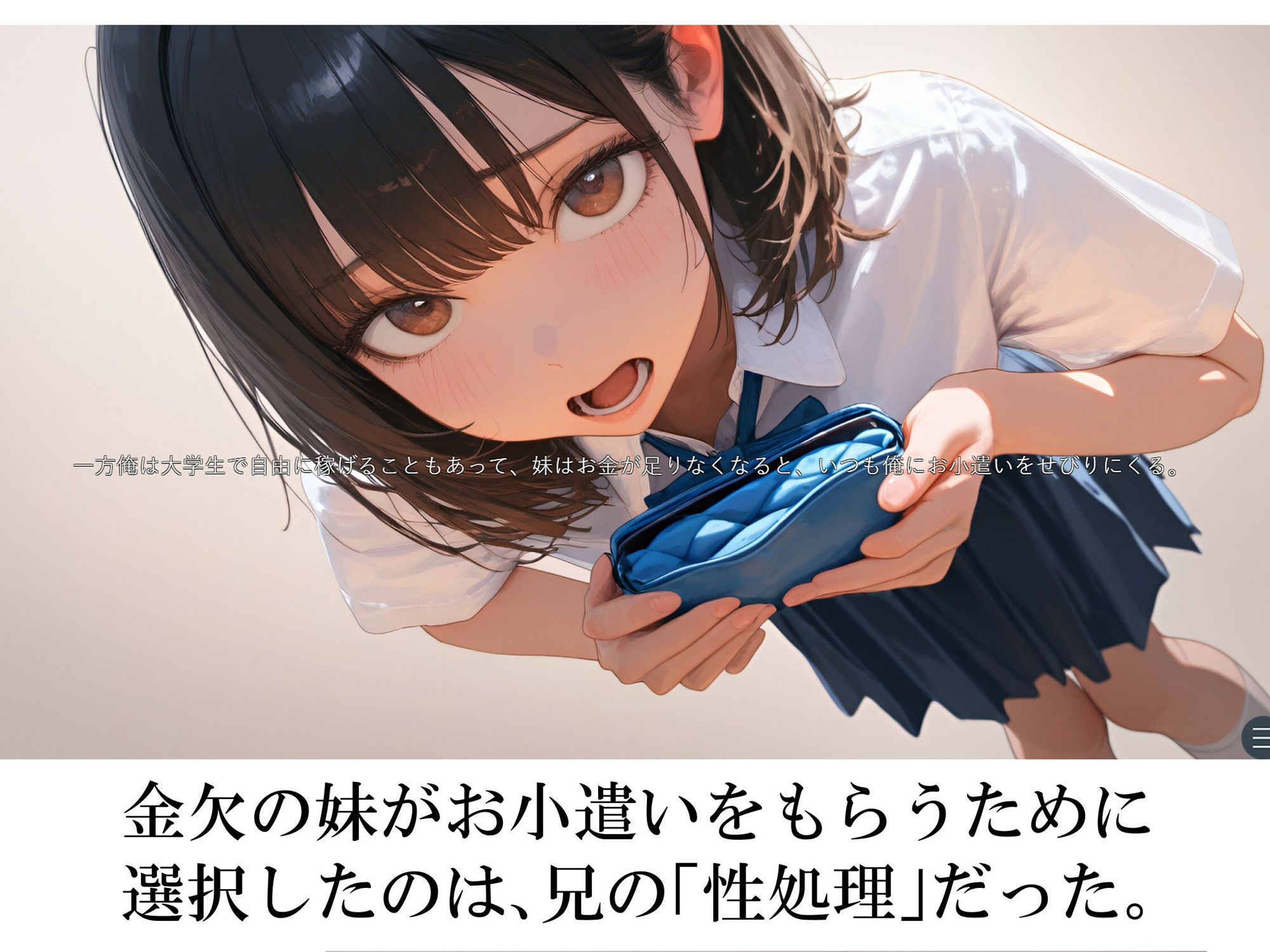 兄の性欲処理でお小遣いを稼ぐ妹【ゲーム版】 - サンプル画像 2