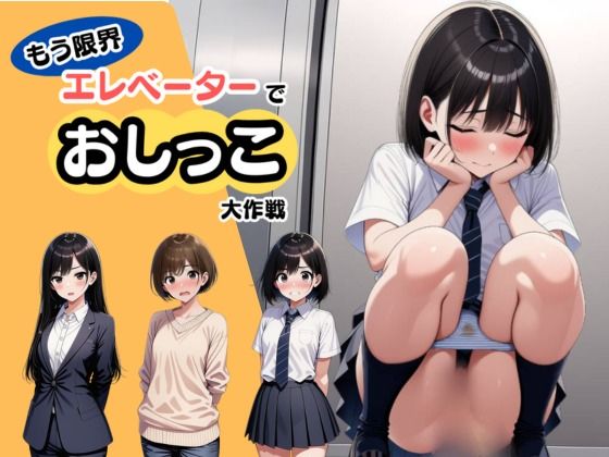 【もう限界】エレベーターでおしっこ大作戦！〜部活・飲み会帰りに野ションできずに、羞恥の室内放尿〜