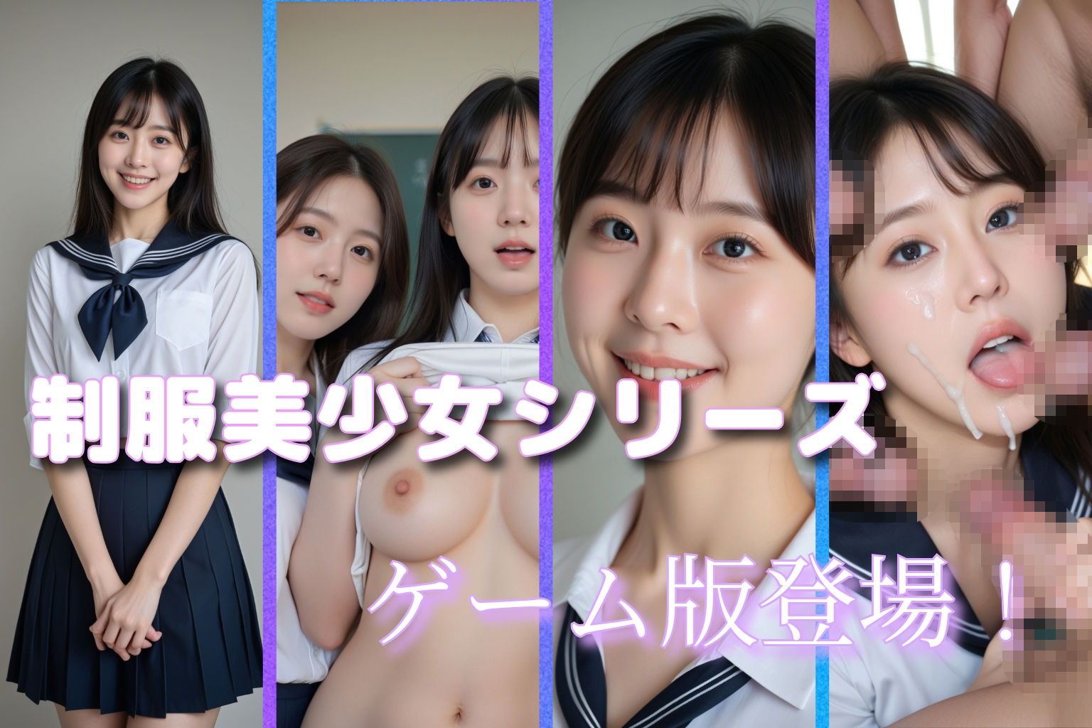 制服美少女  子作り実習  ゲーム版 - サンプル画像 1