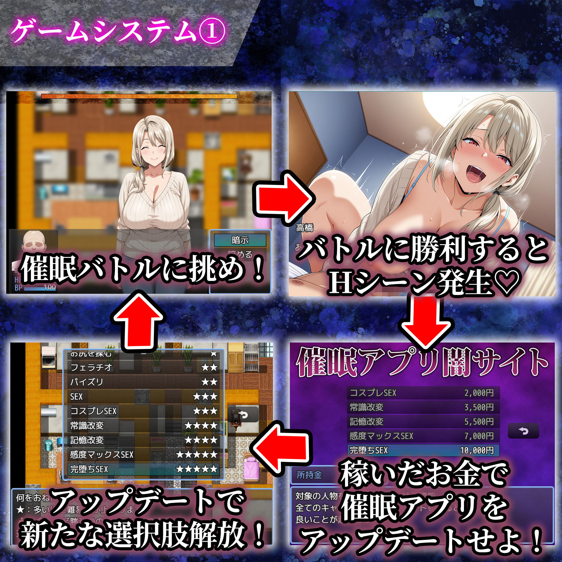 催●洗脳〜完堕ち団地妻編〜 - サンプル画像 1