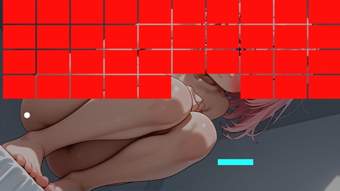 脱衣ブロック崩し（アルカノイド風） - サンプル画像 1