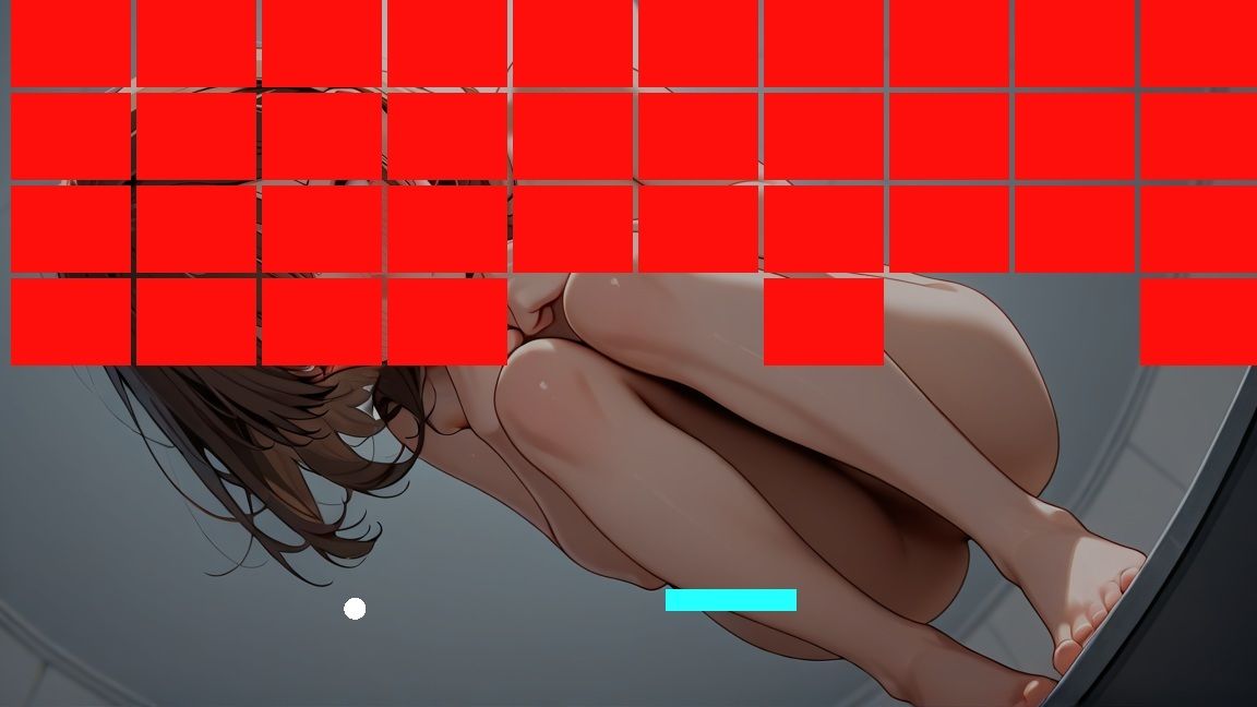 脱衣ブロック崩し（アルカノイド風） - サンプル画像 3