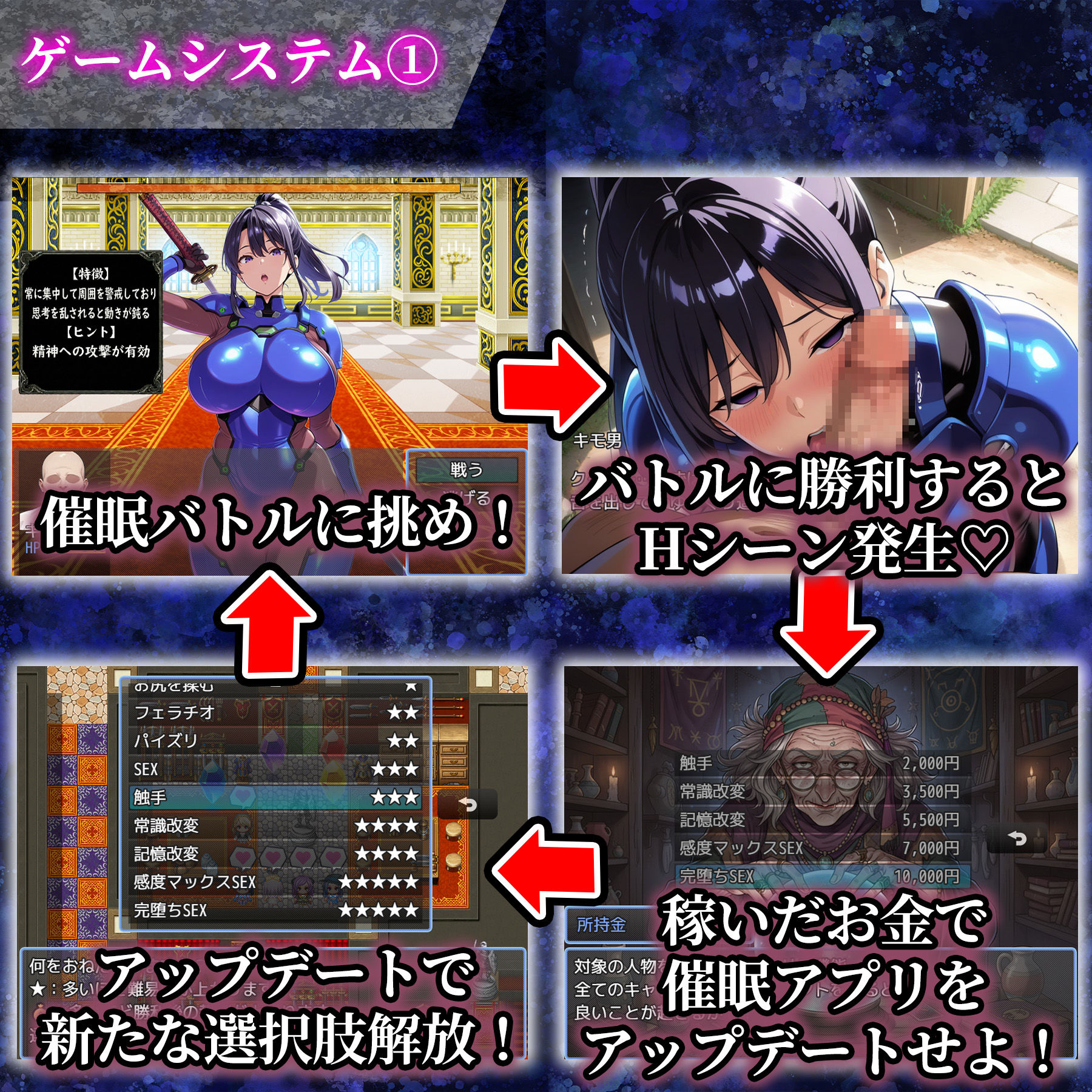 催●洗脳〜完堕ち異世界編〜 - サンプル画像 6