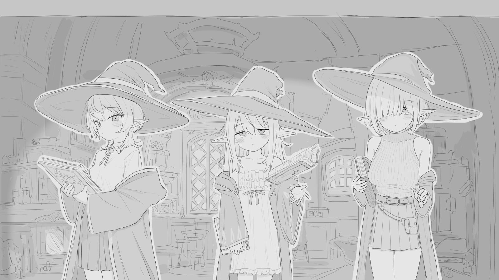 隠居魔女との30日間 - サンプル画像 1