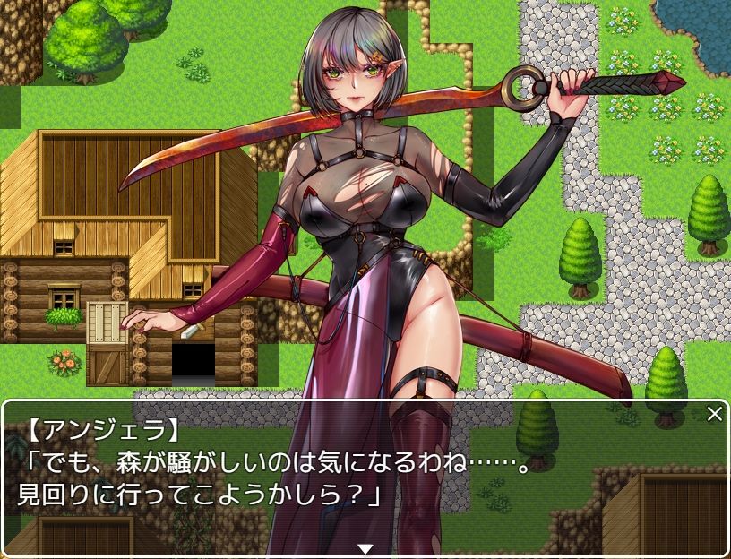 エルフの戦士  アンジェラ - サンプル画像 2