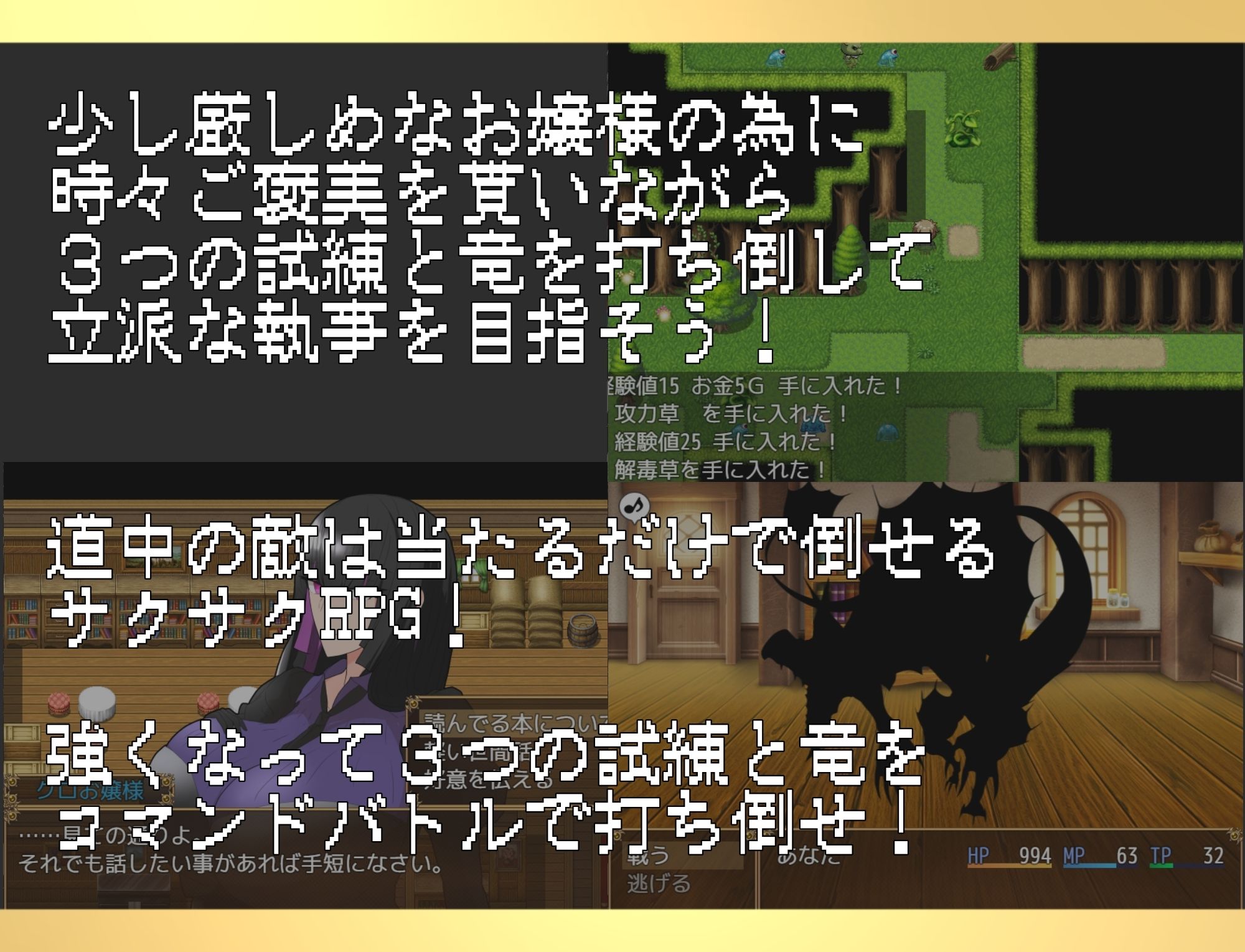 黒のお嬢様と見習い執事 - サンプル画像 1