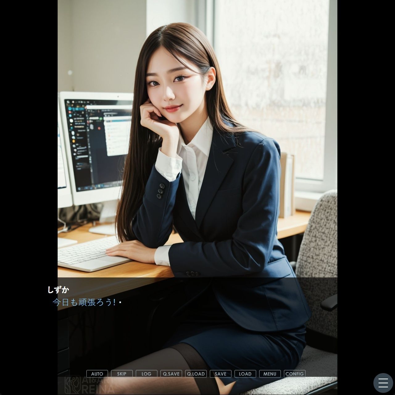 OLしずかの監禁調教日記〜静寂の檻〜＜ノベルゲーム＞（実写系） - サンプル画像 3