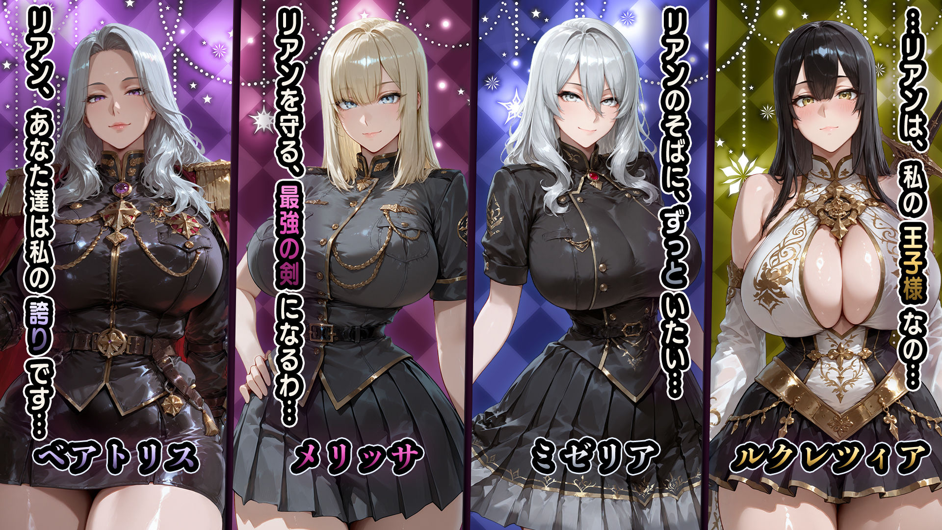 NTRファンタジー 堕落と支配の連鎖 -帝国女子たちの陥落- - サンプル画像 4