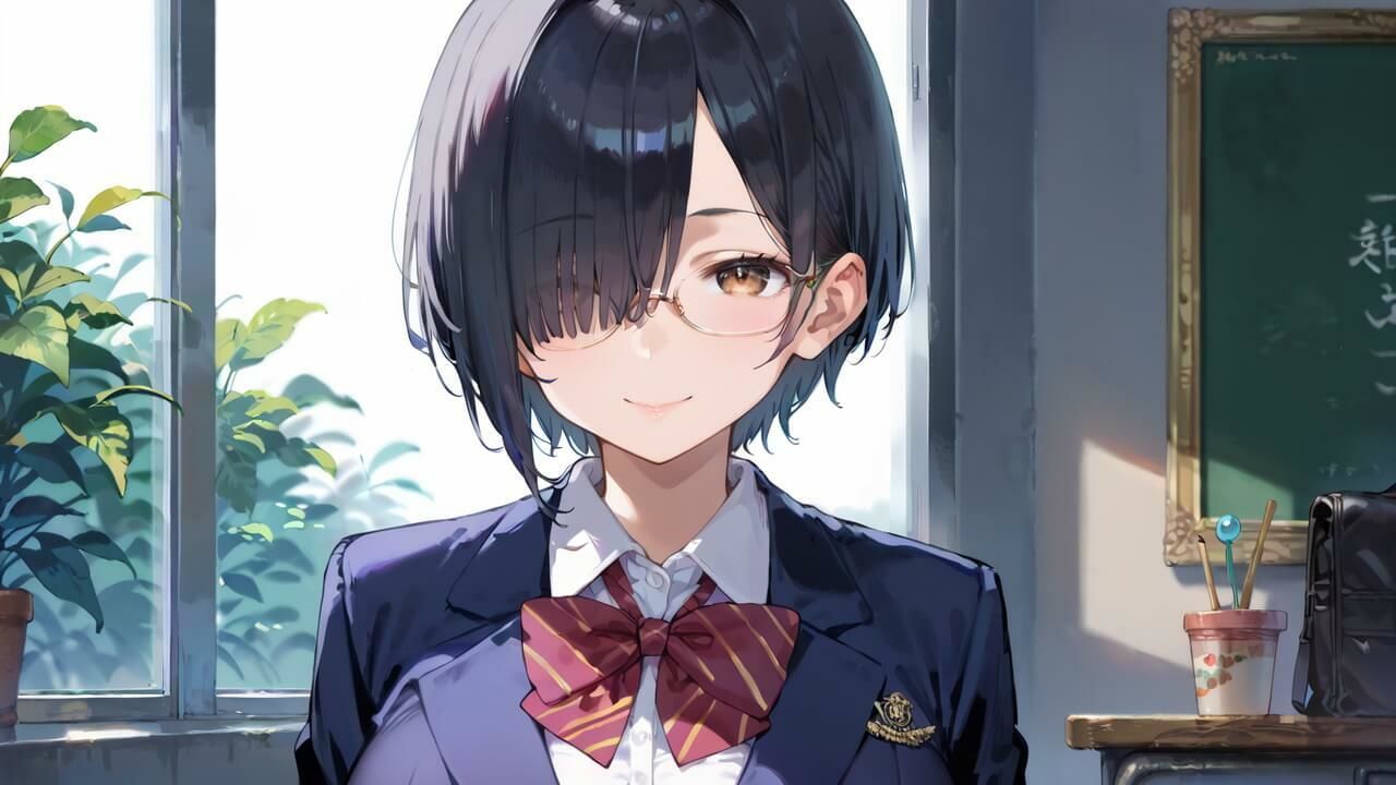 地味委員長は実はエッチでした！ - サンプル画像 4