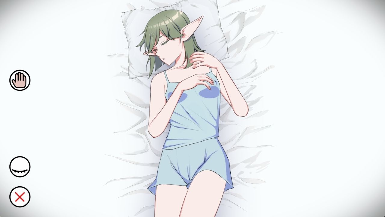 緑髪碧眼エルフちゃんに悪戯するやつ - サンプル画像 2