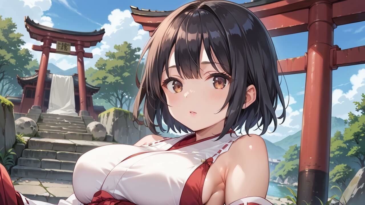 神聖巫女ちゃんが、搾精治療致します！ - サンプル画像 3