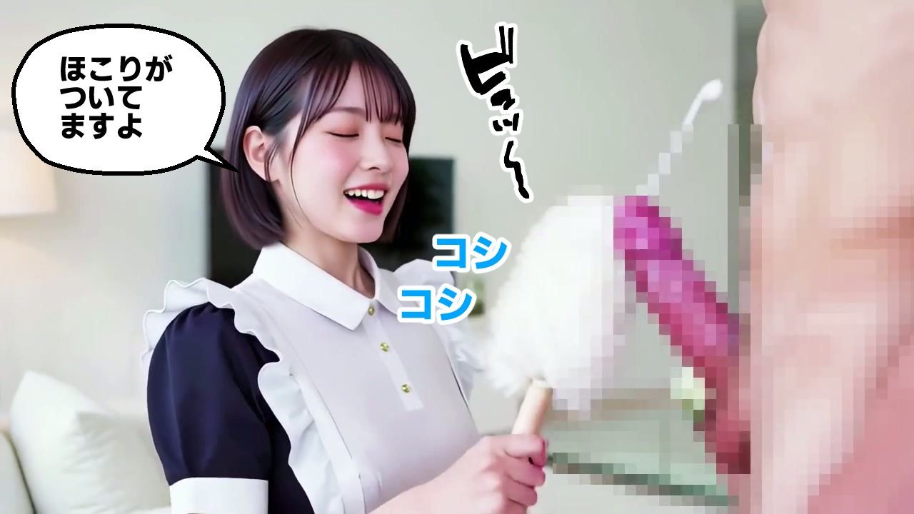 【純愛AIゲーム】お掃除メイドえりか 〜俺のチンポも掃除して〜 - サンプル画像 9