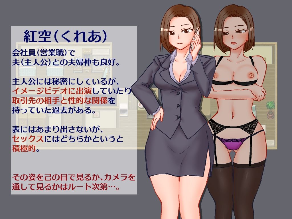 出張 帰宅 妻 カメラ - サンプル画像 1