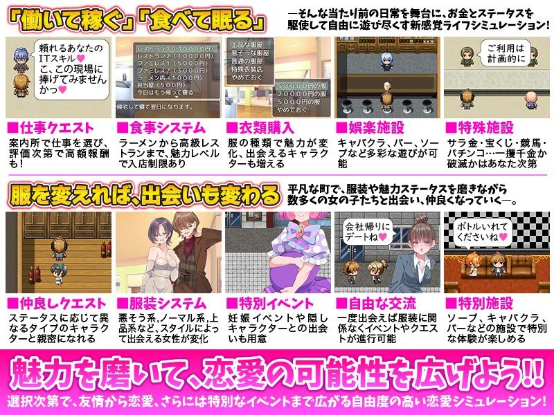 EROLIFE  フリースタイル生活ゲーム - サンプル画像 2