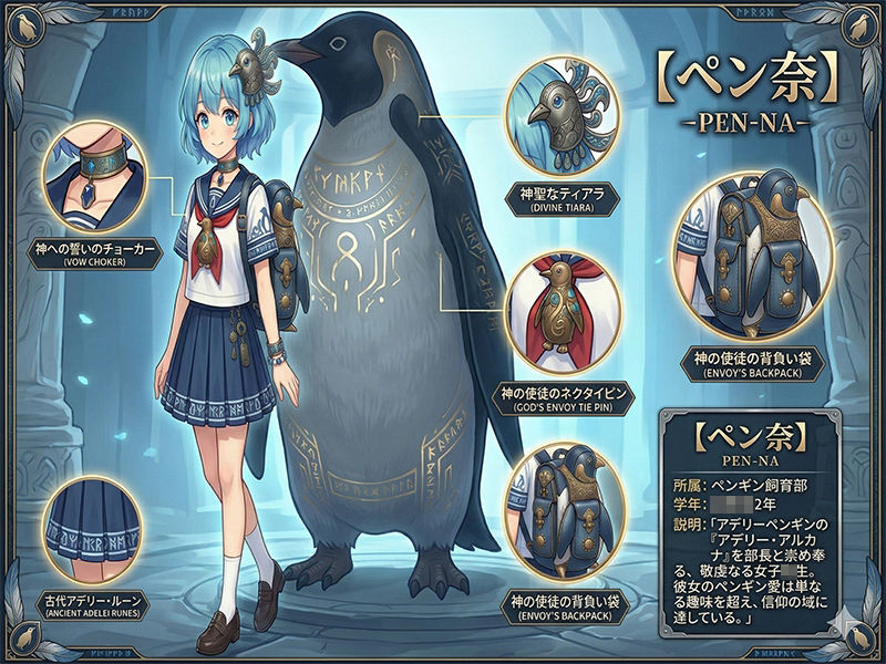 ムー大陸ビッグバンペンギン - サンプル画像 2