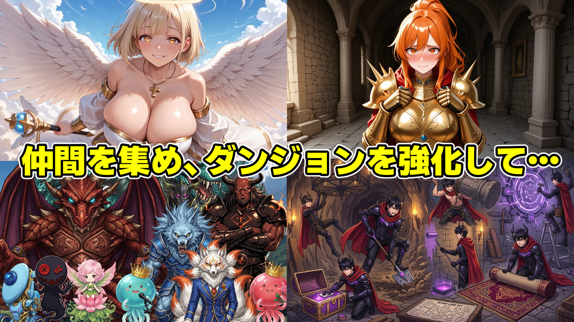 【ゲーム/本格TD】巣作り大魔王〜作れ！！最強ダンジョン！！〜 - サンプル画像 8