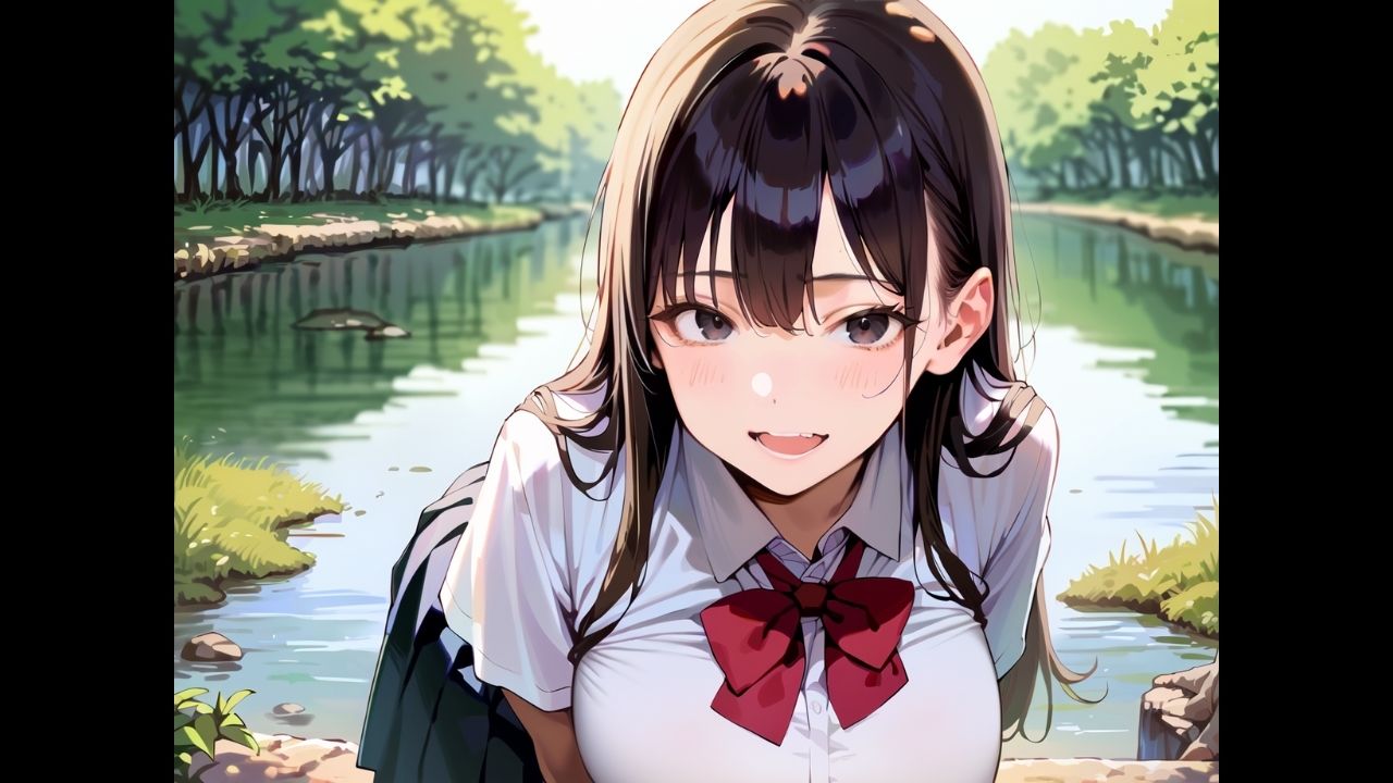 爆乳●K中出し修学旅行！〜春の野外H編〜 - サンプル画像 3