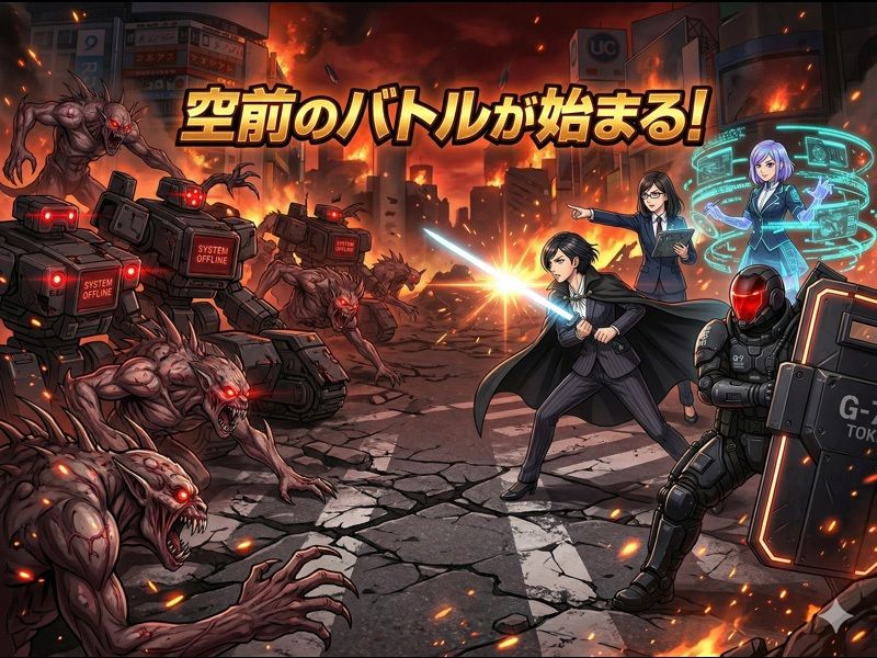 【第4次世界大戦】最強OL大統領の無限殺戮 - サンプル画像 1