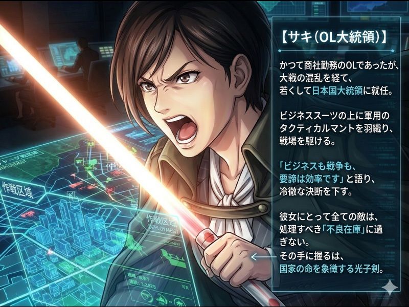 【第4次世界大戦】最強OL大統領の無限殺戮 - サンプル画像 2