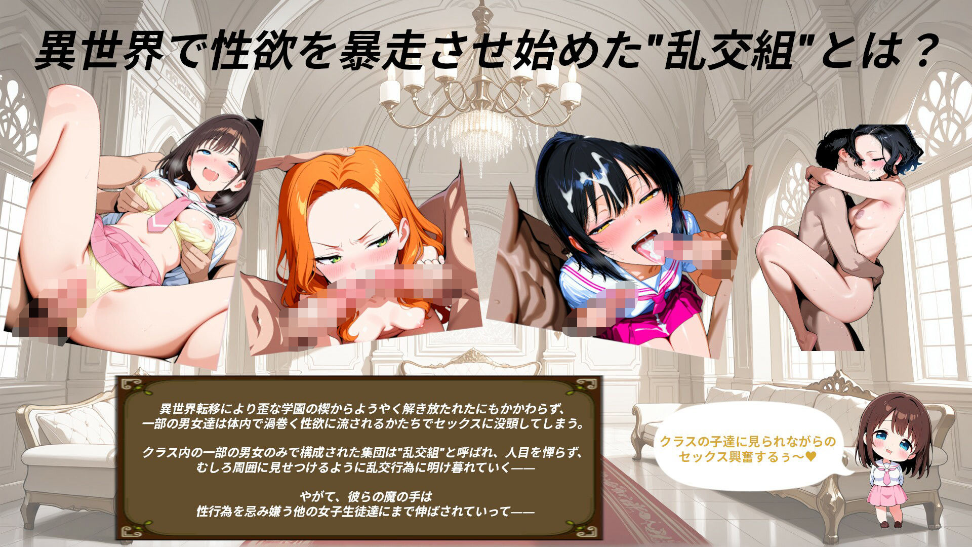 イジメられていた僕が異世界転移でチート能力を手に入れたのでクラスメイトたちで性奴●ハーレムをつくったI - サンプル画像 8