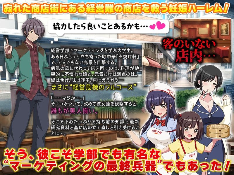 いらっしゃいませ！夕焼け軒です！ 【シャッター商店街ハーレム拡張版】 - サンプル画像 2
