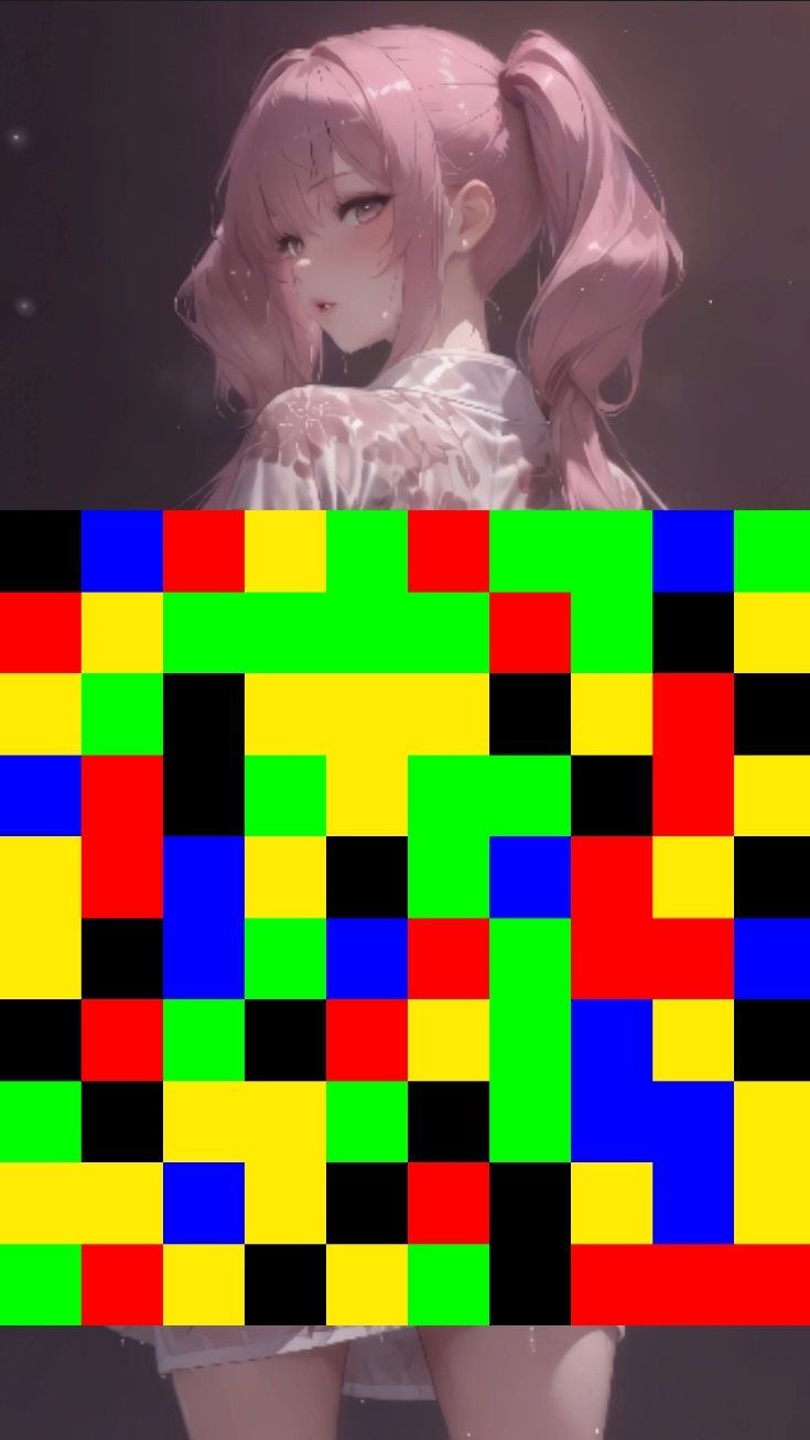 【 シームレス動画・着エロに特化！】もざ消し！ パート3 〜モザイク風ブロックをなぞって消す爽快パズルゲーム〜 - サンプル画像 2
