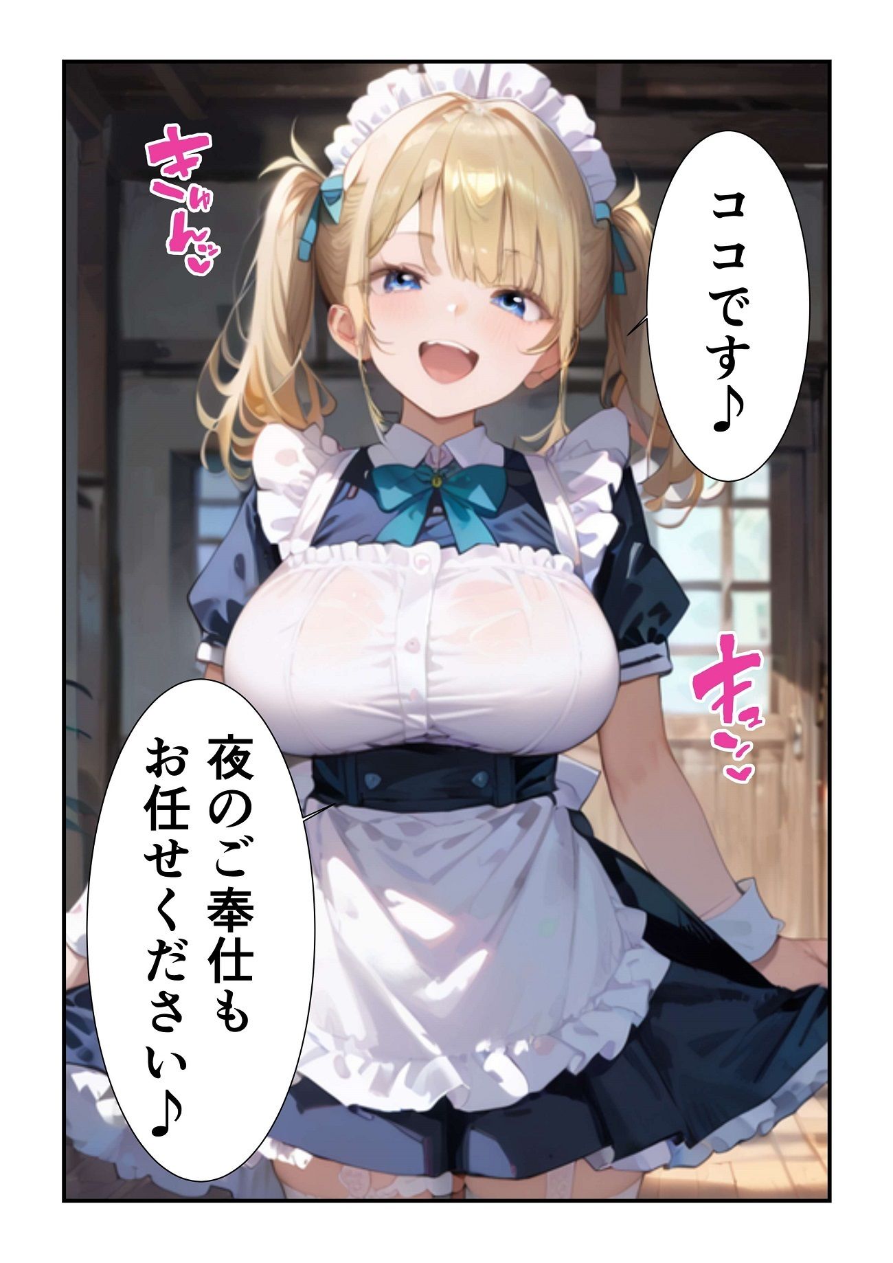 メイドのココちゃん、全力ご奉仕★ドロドロあまあまエッチ提供します！ - サンプル画像 2