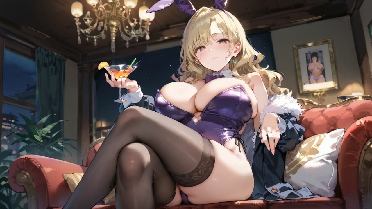 ウサギ愛好家が集まる秘密のバー★ルナちゃんの誘惑がとまらない！ - サンプル画像 4