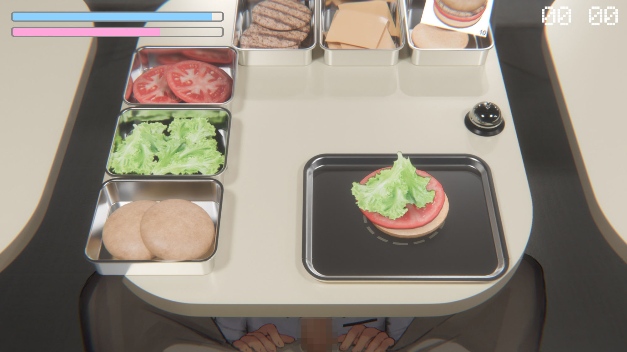 【Android版】 Four Nights at the Burger Shop 〜ハンバーガー食べながら食べられるミニゲーム〜 - サンプル画像 3