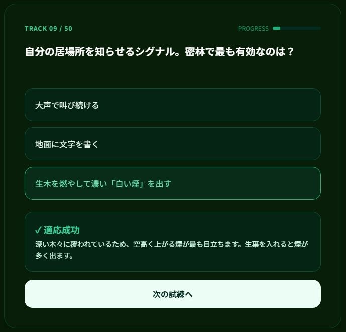 極限サバイバル検定5種セット 〜あなたは本当に生き残れるか？〜 - サンプル画像 4