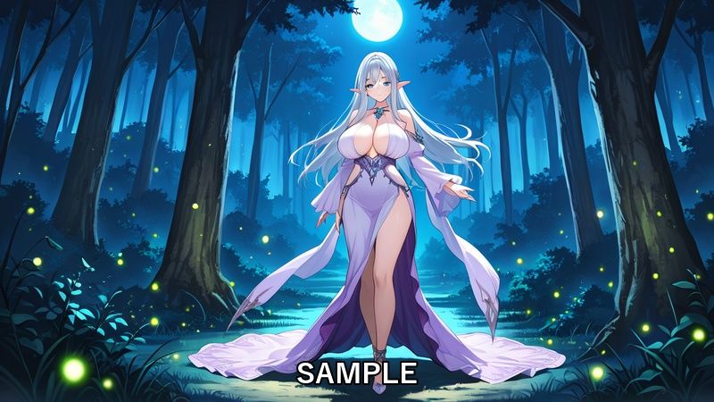 森のエルフと秘密の契約 - サンプル画像 1