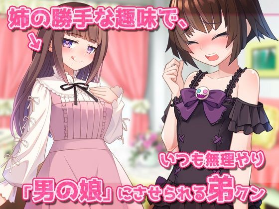 男の娘〜レズの姉に女装させられて強●射精される弟クン！〜オナニー用ミニゲーム - サンプル画像 1